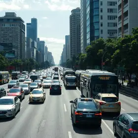 congestionamento em São Paulo