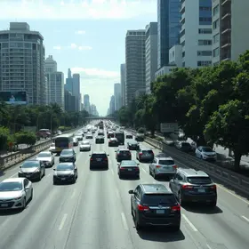 congestionamento em São Paulo
